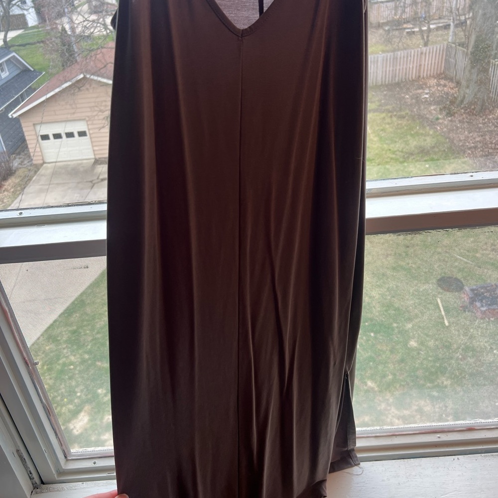 Casual Grey Sleeveless Dress